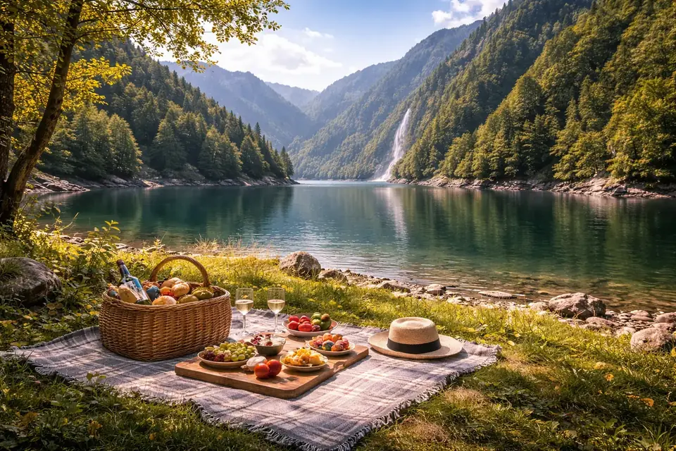 Озеро Амткел + пикник