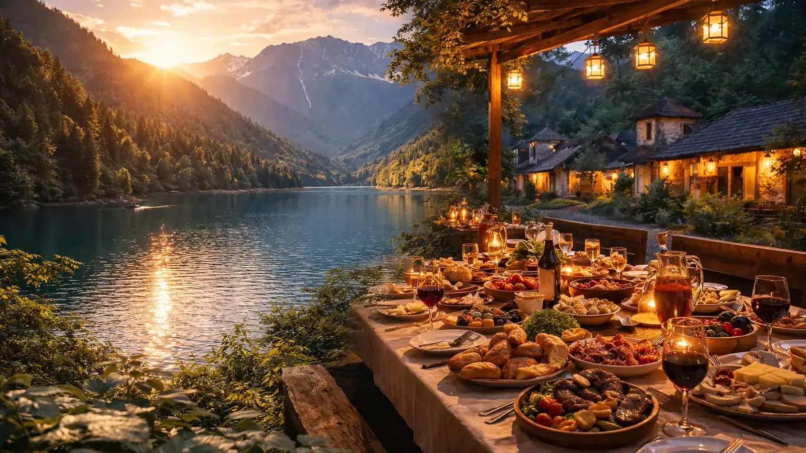 Рица + Абхазское застолье