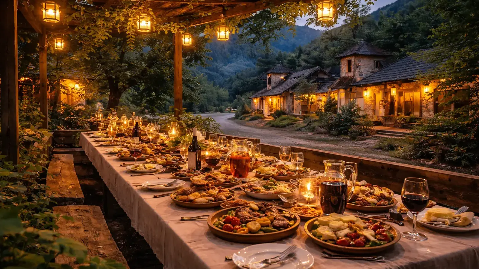 Абхазское застолье