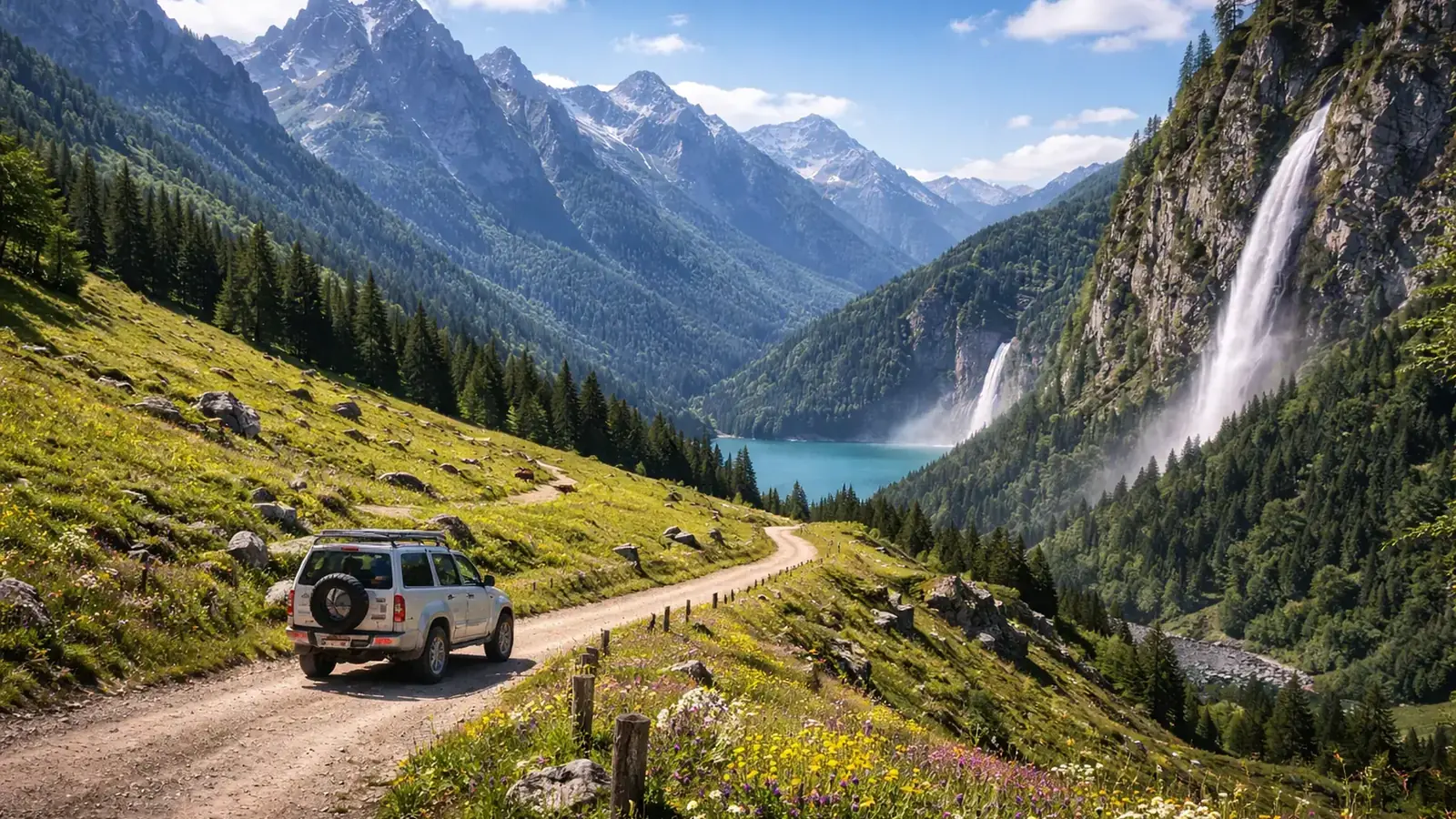 Рица + Гегский водопад + Альпийские луга
