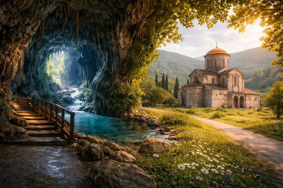 Отапская пещера + Моквский собор