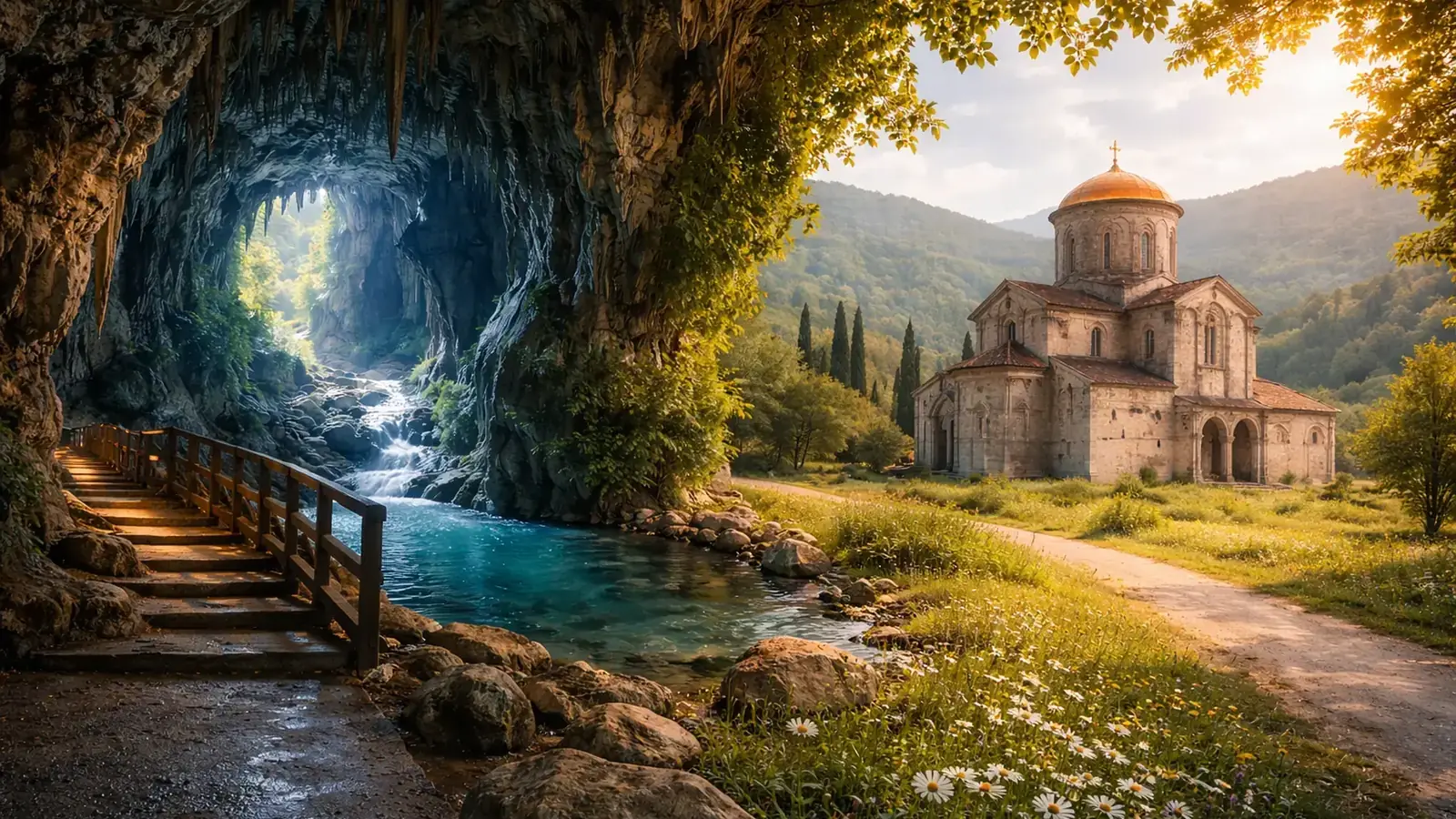 Отапская пещера + Моквский собор