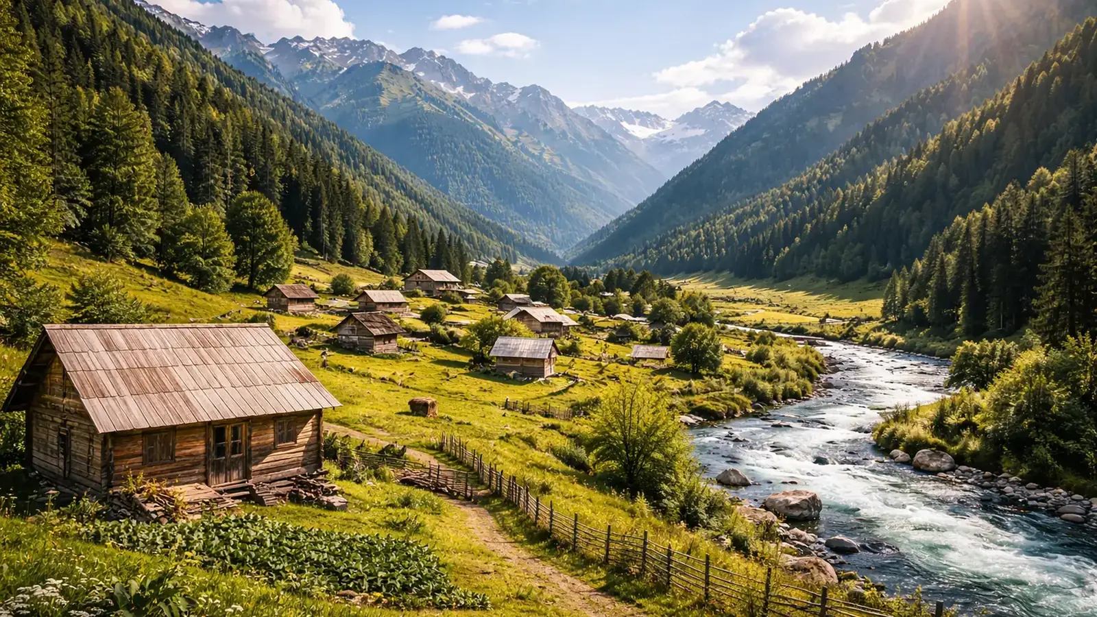 Высокогорное село Псху