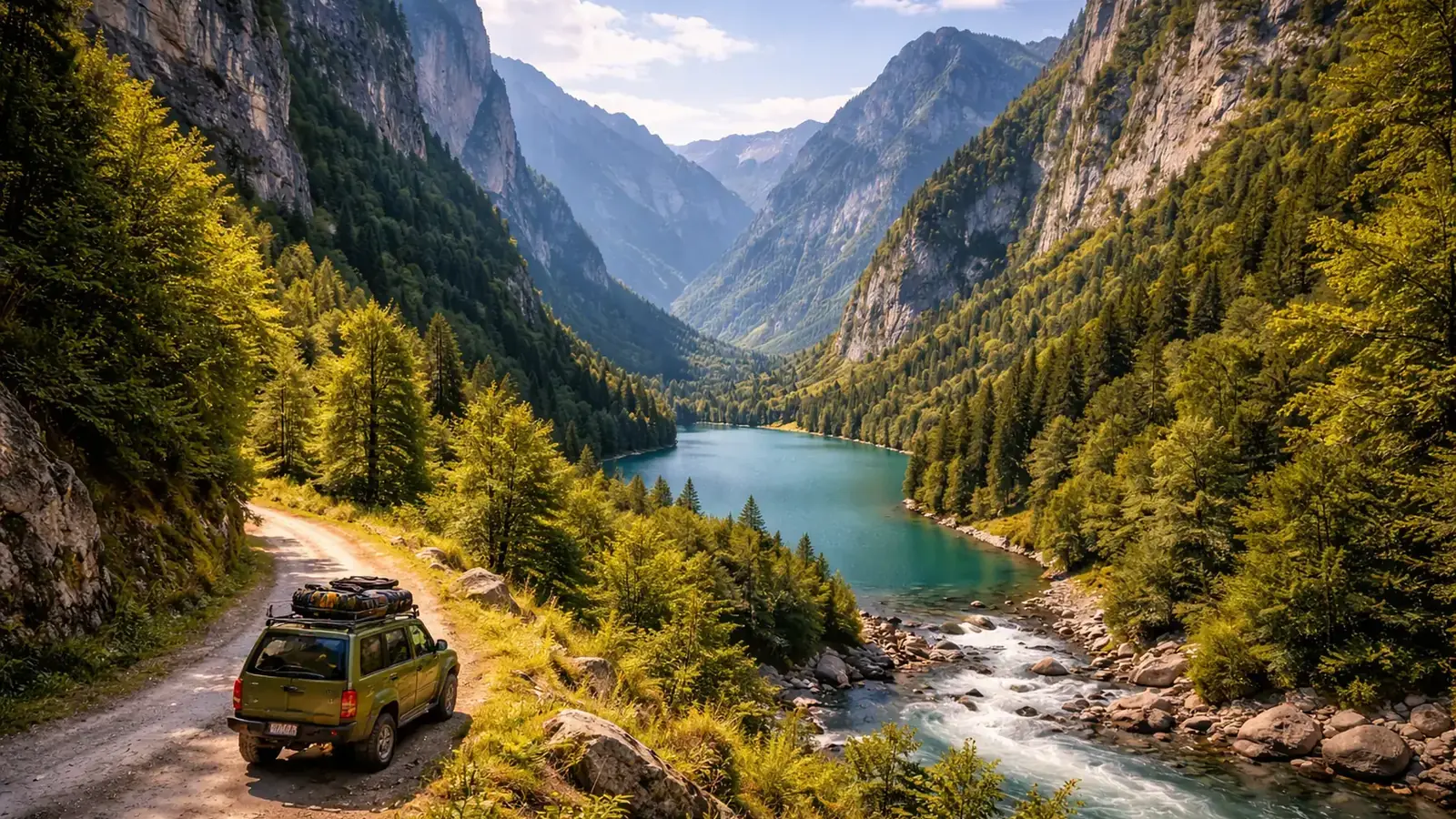 Кодорское ущелье + озеро Амткел