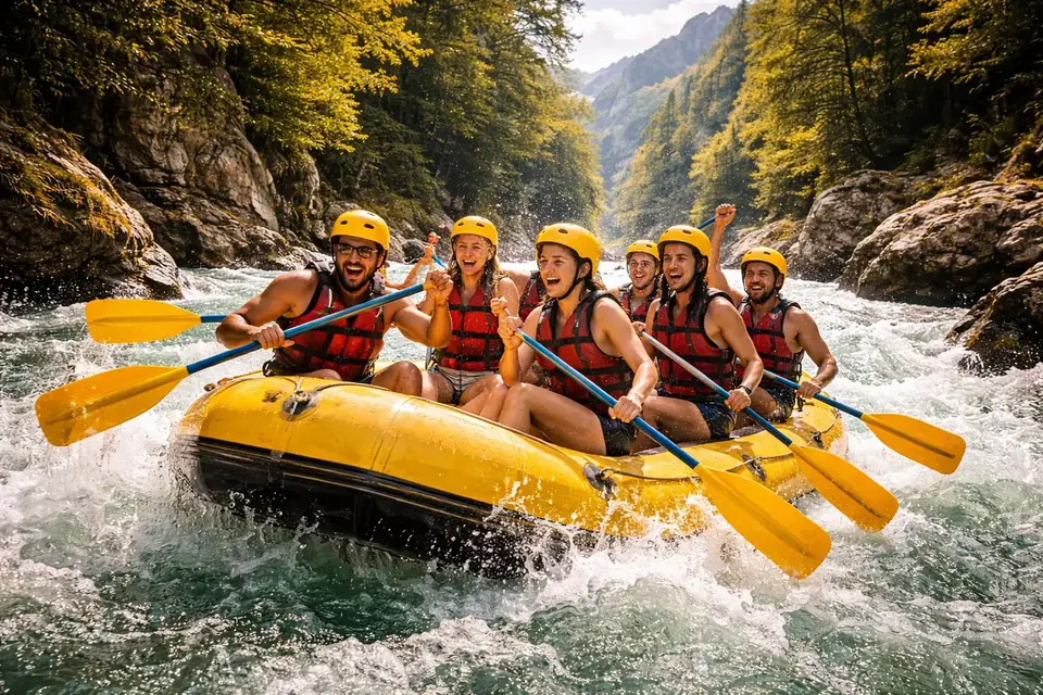 Рафтинг по реке Бзыбь / Гумиста