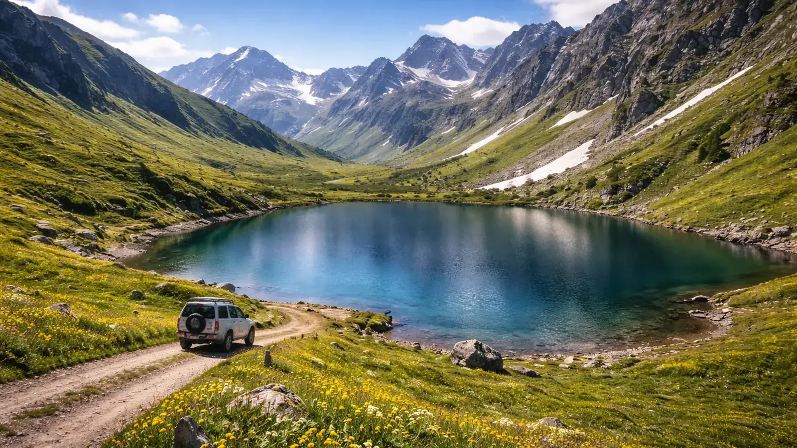 Озеро Мзы + Альпийские луга