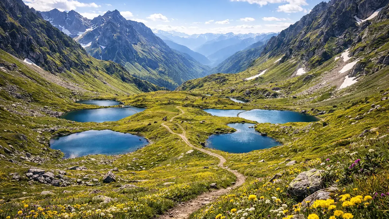 Альпийские луга + Долина семи озёр