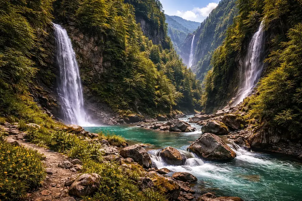 Кодорское ущелье + Шакуранский водопад + Барьяльский водопад