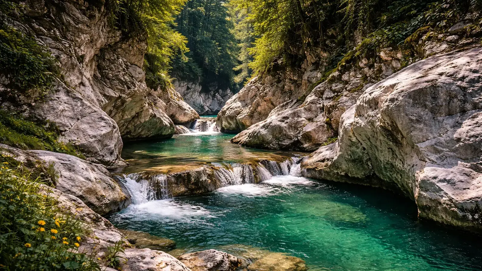 Хашупсинский каньон + Белые скалы + Форелевое хозяйство